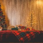 sypialnia boże narodzenie dekoracje