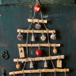 drewniana choinka diy