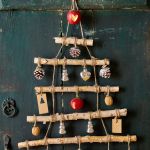drewniana choinka diy
