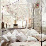 baldachim nad łóżkiem