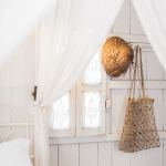 baldachim nad łóżkiem