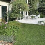 biały taras drewniany