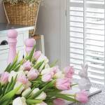 dekoracje wielkanocne tulipany