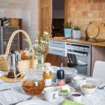 ekologiczny dom stół jadalny