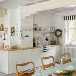 kuchnia rustykalna biała