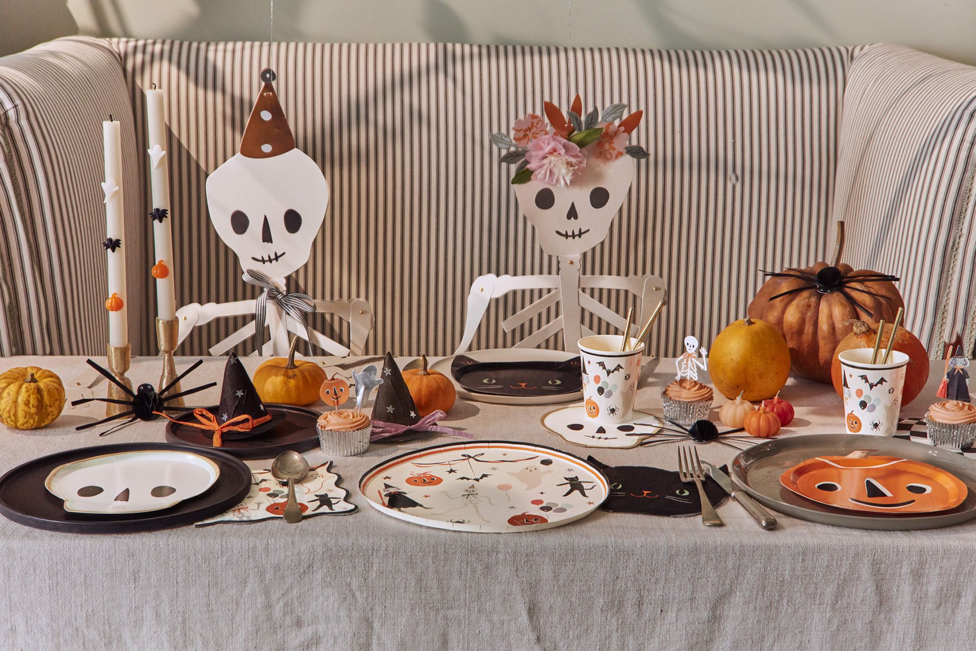 dekoracje stołu na halloween
