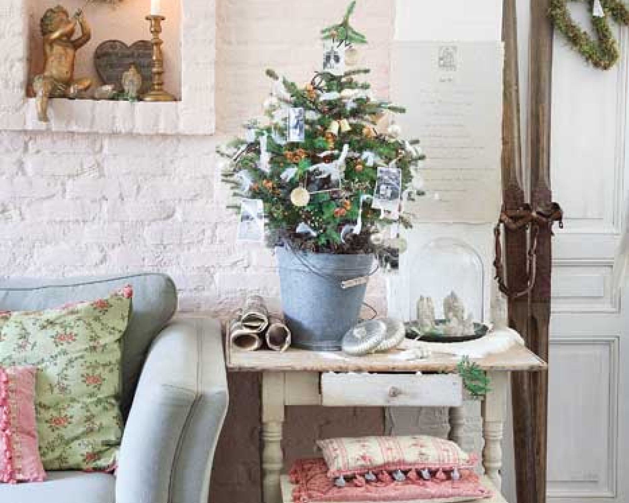 Święta skarbów: dekoracje świąteczne w sielskim stylu