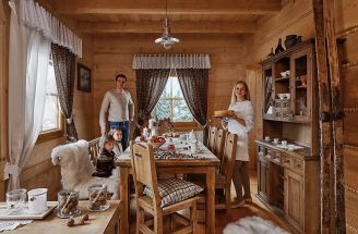 Święta w drewnianym domku pod Tatrami