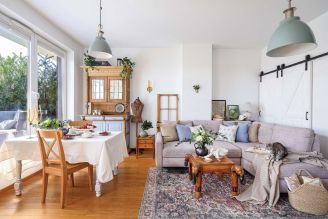 Salon w stylu prowansalskim