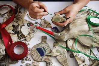 Ceramika artystyczna: ptaszki, świnki i anioły Igi Brej