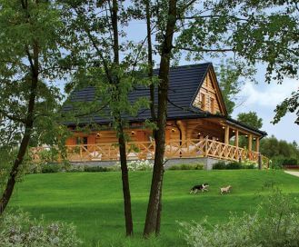 Dom z bali nad Strugą Dom z bali nad Strugą