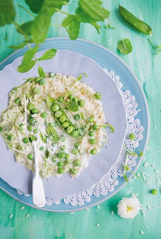 Risotto z groszkiem