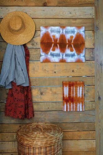 Shibori: tutorial dekoracyjnego farbowania