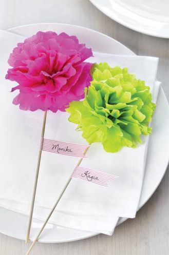 Papierowe kwiaty - zrób to sam