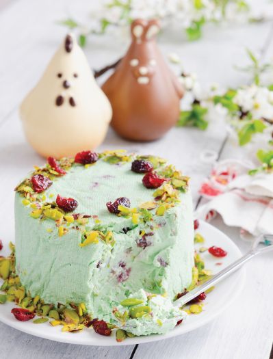 Zielona pascha z pistacjami