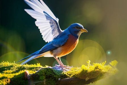 ptak o poranku, śpiewający ptak, dźwięki natury, śpiewające ptaki