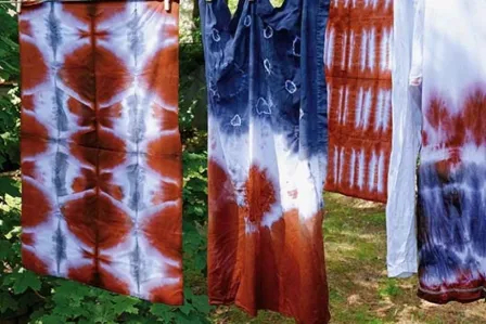 Shibori: tutorial dekoracyjnego farbowania