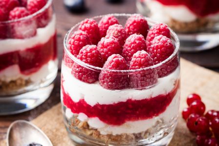 malinowe trifle
