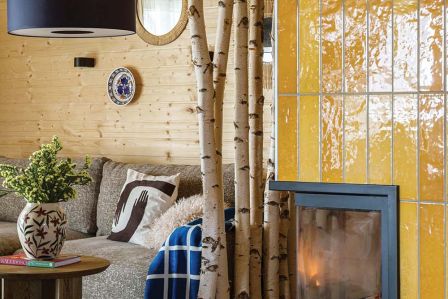 dom inspirowany lasem