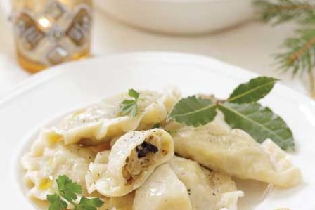 Postne pierogi z mąki orkiszowej