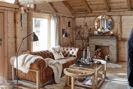 sofa styl rustykalny