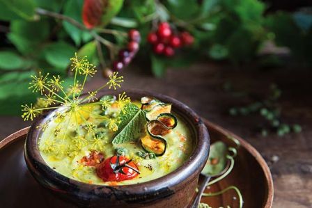 Kremowa zupa z cukinii