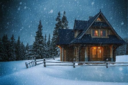 Święta w drewnianym domku pod Tatrami