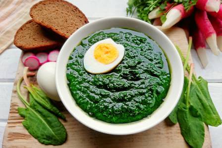 zupa szczawiowa wege