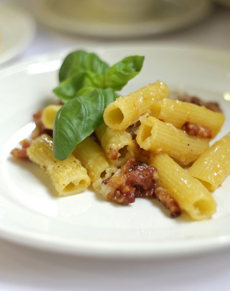 Makaron Rigatoni a la Carbonara