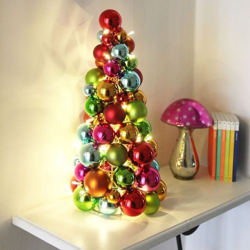 kolorowa choinka diy