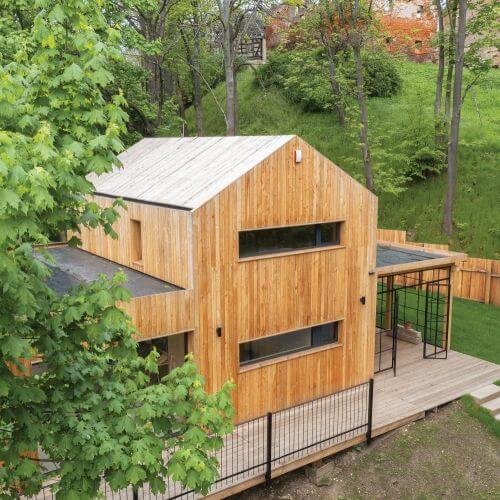 Dom Wleń widok na wieś