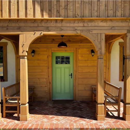 projekt drewnianego domu archideo