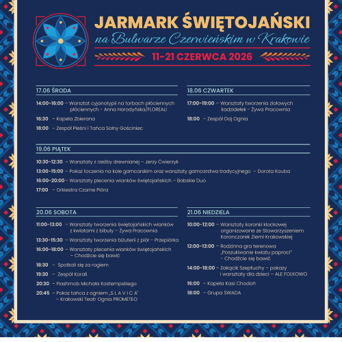 jarmark świętojański 2026 kraków