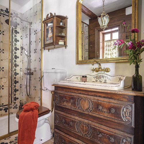 wnętrza w stylu rustykalnym