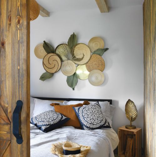 styl boho w sypialni