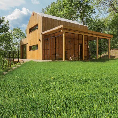 Dom Wleń widok z dołu