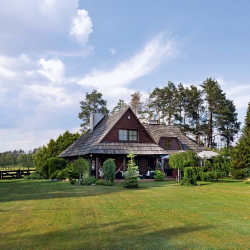 drewniany dom na kaszubach
