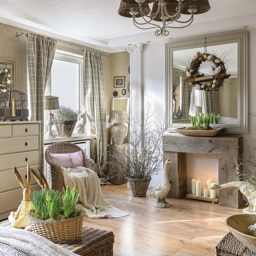 mieszkanie w stylu rustykalnym