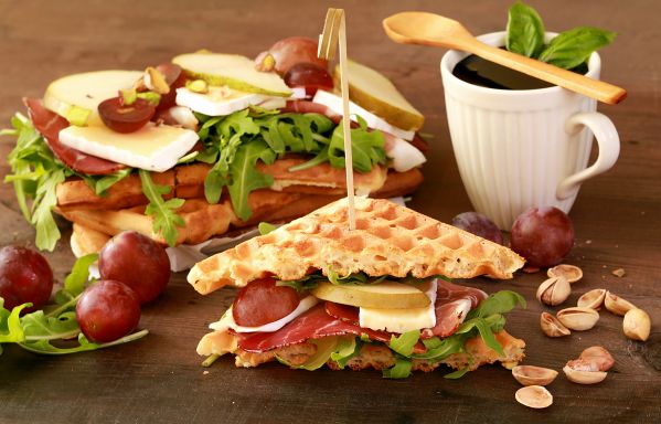 Pyszne gofry wytrawne