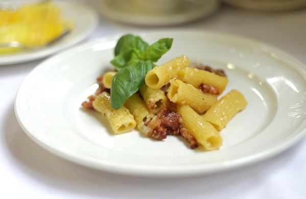 Makaron Rigatoni a la Carbonara