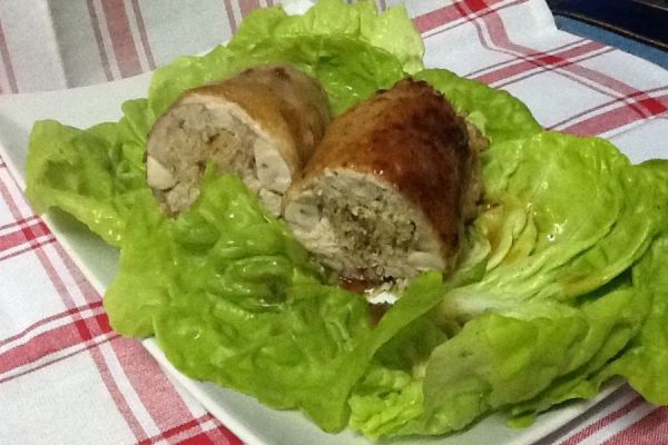 Rolada faszerowana kaszą