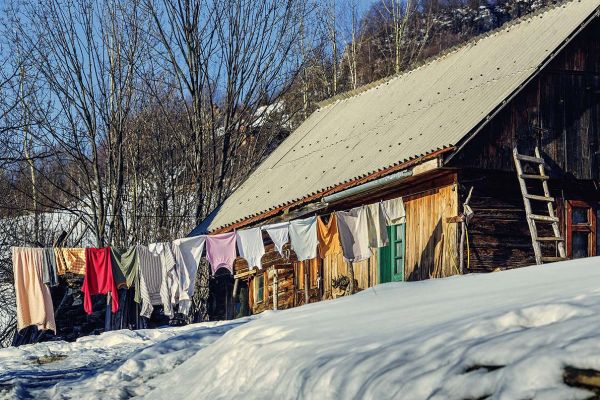 suszenie prania na mrozie suszenie prania na mrozie