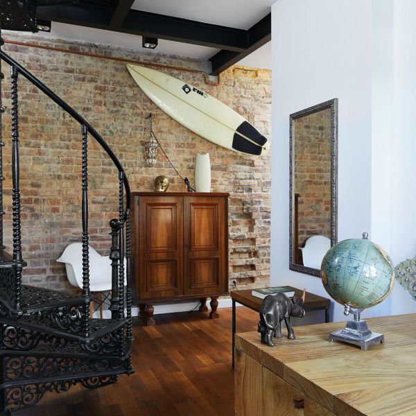 Familok w Nikiszowcu kuchnia i jadalnia