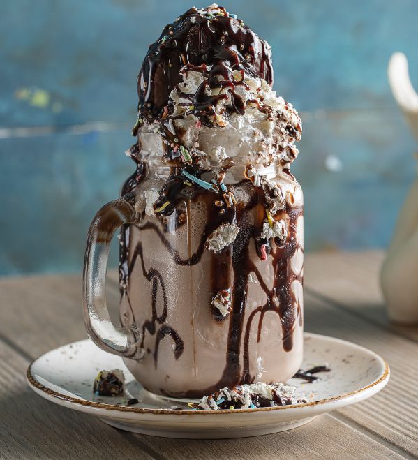 walentynkowy milk shake