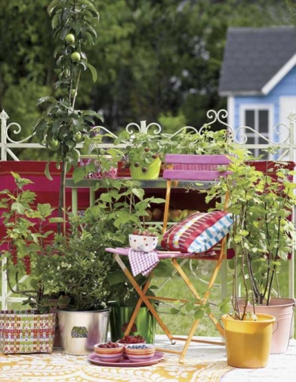 Ogród w stylu retro