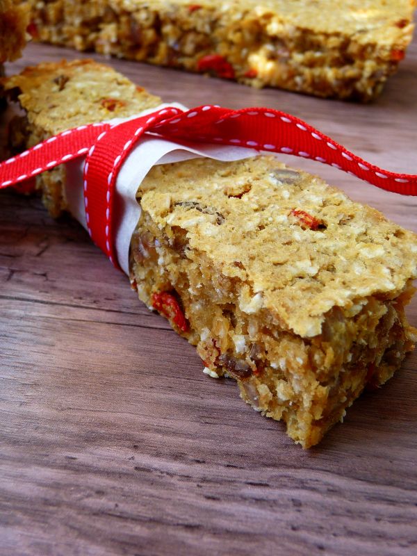 Batoniki proteinowe z ciecierzycą