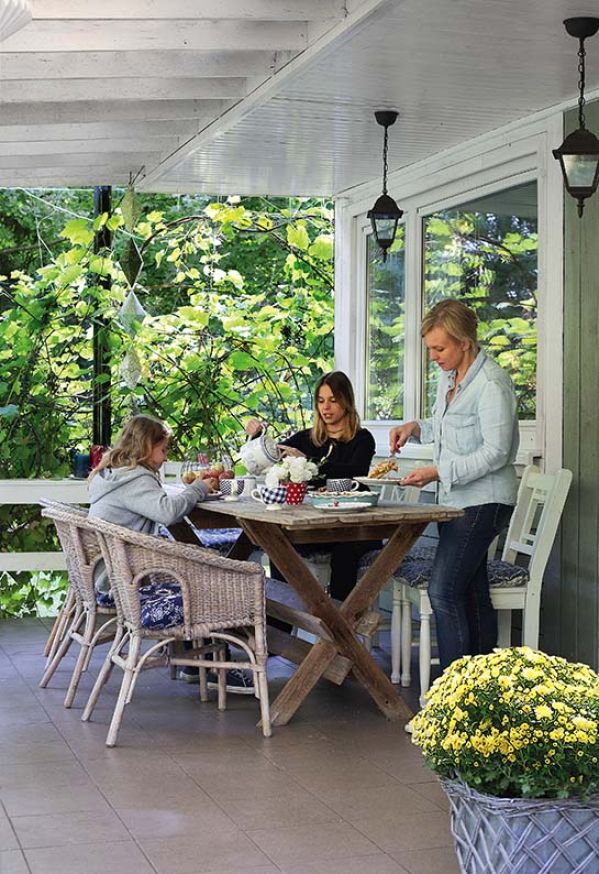 Domek letniskowy w stylu rustykalnym