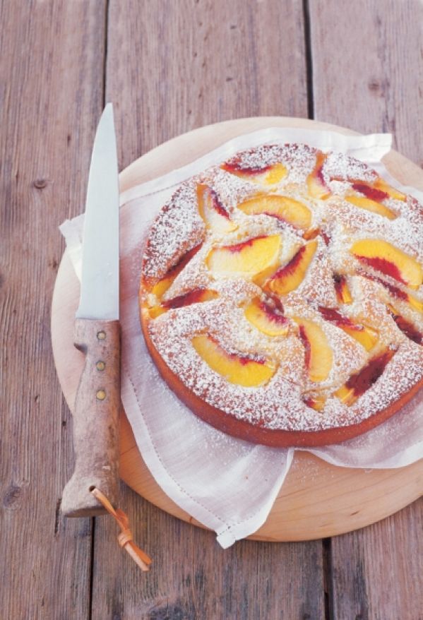 Ciasto z brzoskwiniami