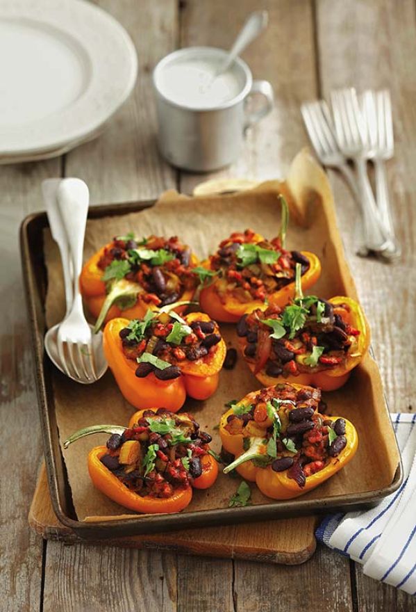 Papryki z wołowiną