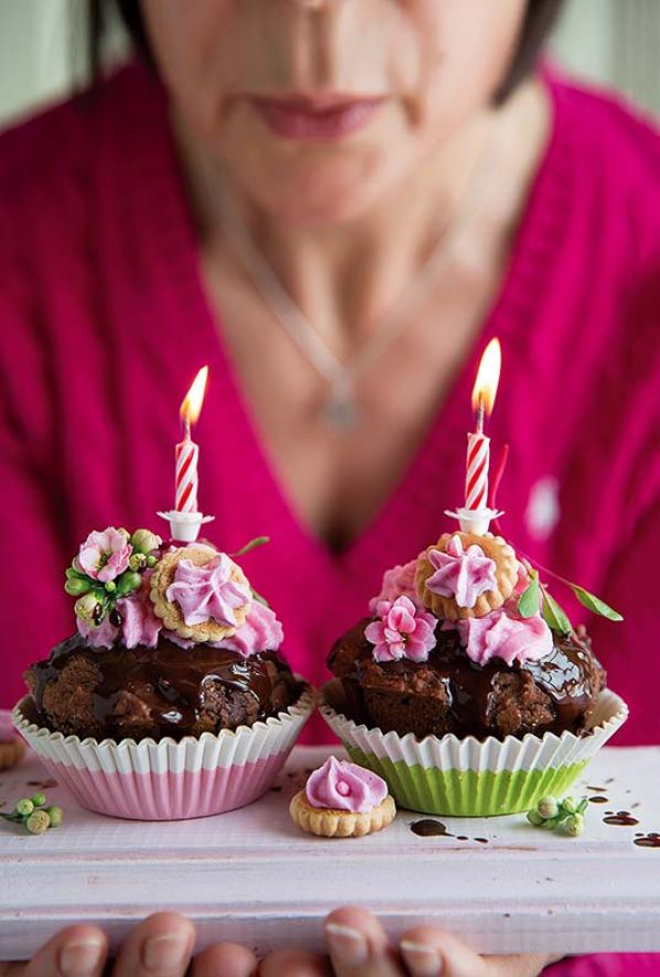 Czekoladowo-buraczane babeczki